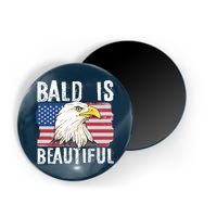 Bald Is Beautiful 4th Of July Independence Day Bald Eagle Magnet