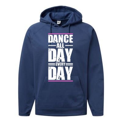 Ballet Instructors Ballet Lovers Dance All Day Dance Lovers Gift Performance Fleece Hoodie