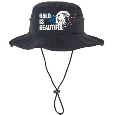 Bald Is Beautiful 4th Of July Independence Day Bald Eagle Legacy Cool Fit Booney Bucket Hat