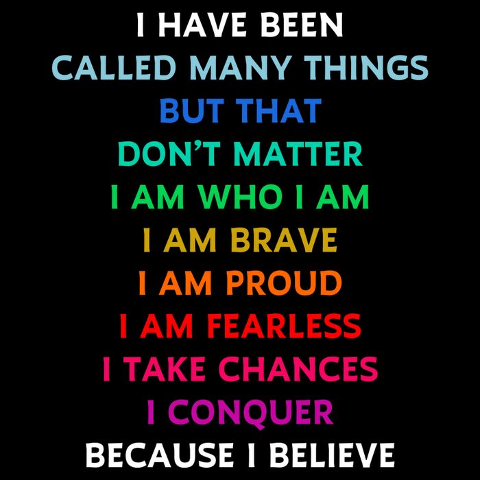 Because I Believe In Me Rainbow Mantra City Backpack