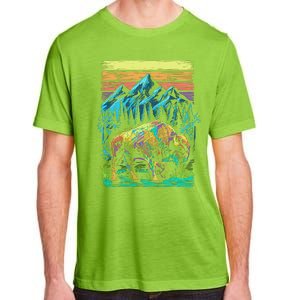 Bison Illustration Adult ChromaSoft Performance T-Shirt