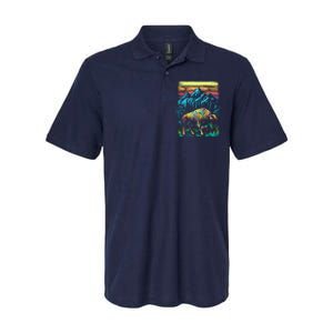 Bison Illustration Softstyle Adult Sport Polo