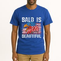 Bald Is Beautiful 4th Of July Independence Day Bald Eagle Tall T-Shirt