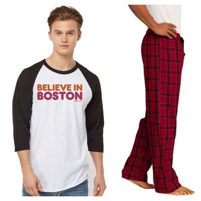 Believe In Boston X Dunkin Raglan Sleeve Pajama Set