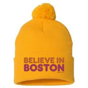 Believe In Boston X Dunkin Pom Pom 12in Knit Beanie