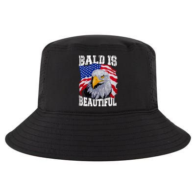Bald Is Beautiful 4th Of July Independence Day Bald Eagle Cool Comfort Performance Bucket Hat