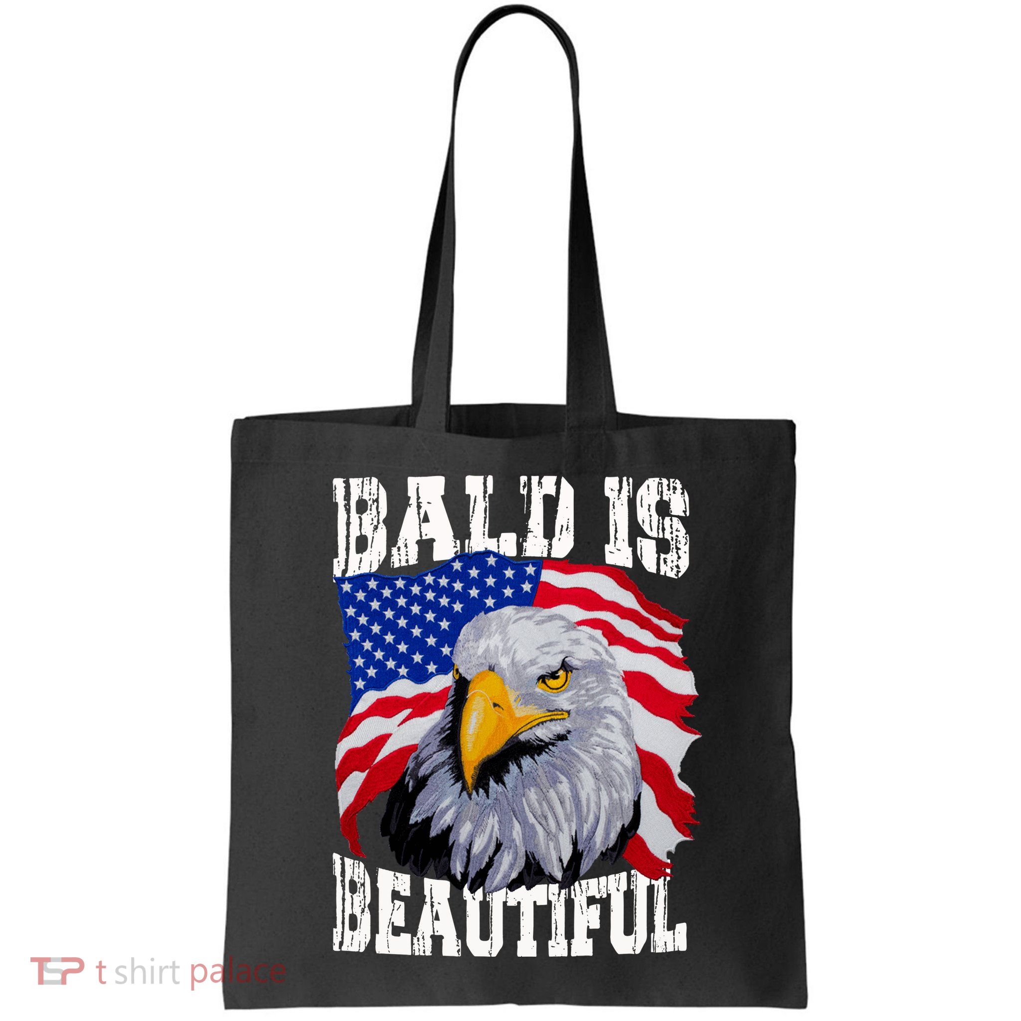 Bald Is Beautiful 4th Of July Independence Day Bald Eagle Bag