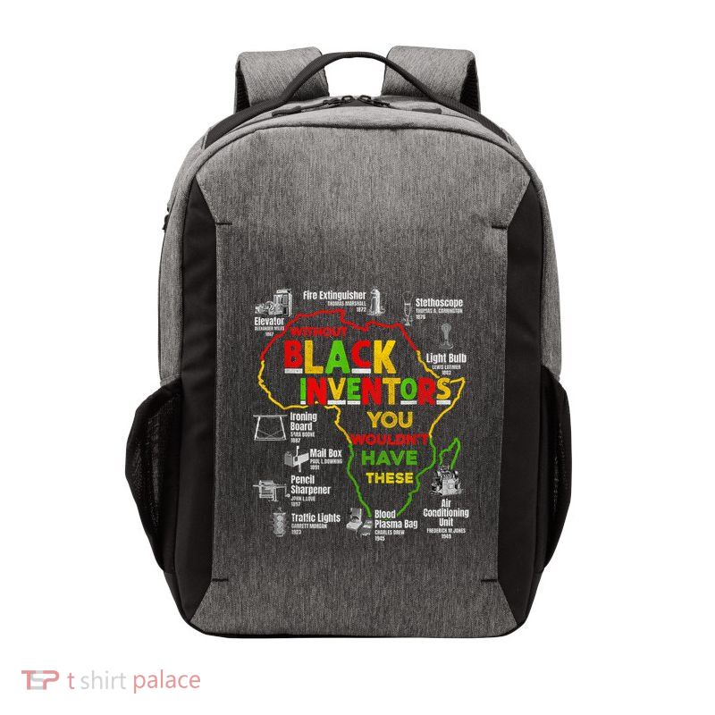 Black Inventors Black History Month African Vector Backpack