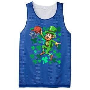 Basketball Irish Basketball Dunk Leprechaun St Patrick's Day Gift Mesh Reversible Basketball Jersey Tank