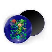 Basketball Irish Basketball Dunk Leprechaun St Patrick's Day Gift Magnet