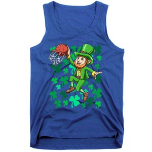 Basketball Irish Basketball Dunk Leprechaun St Patrick's Day Gift Tank Top