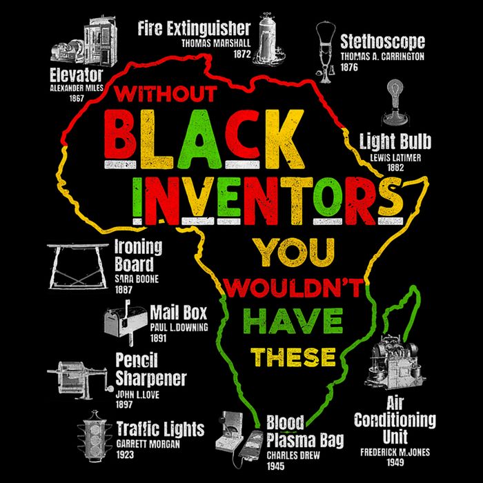 Black Inventors Black History Month African Tall T-Shirt