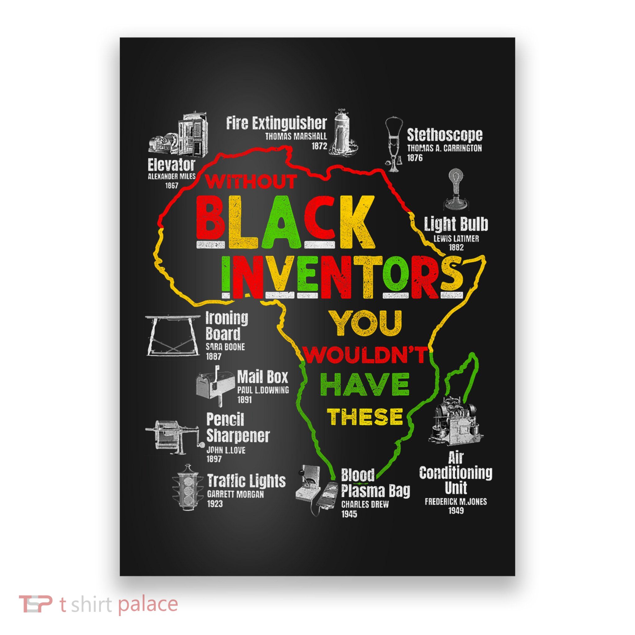 Black Inventors Black History Month African Poster