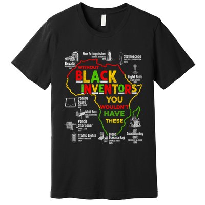 Black Inventors Black History Month African Premium T-Shirt
