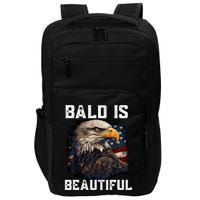 Bald Is Beautiful 4th Of July Independence Day Bald Eagle Impact Tech Backpack