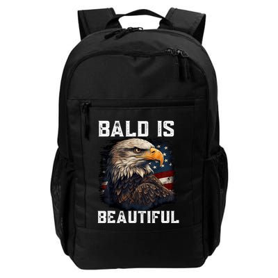 Bald Is Beautiful 4th Of July Independence Day Bald Eagle Backpack