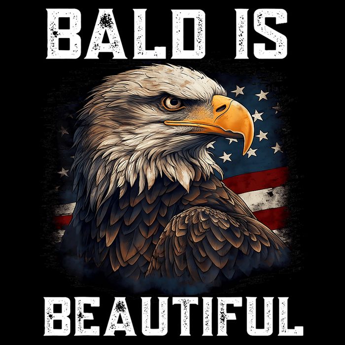 Bald Is Beautiful 4th Of July Independence Day Bald Eagle 16 in Basic Backpack
