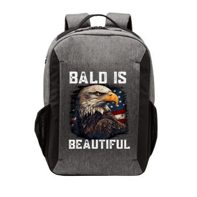 Bald Is Beautiful 4th Of July Independence Day Bald Eagle Vector Backpack