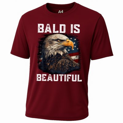 Bald Is Beautiful 4th Of July Independence Day Bald Eagle Performance Shirt