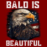Bald Is Beautiful 4th Of July Independence Day Bald Eagle Mesh Reversible Basketball Jersey Tank