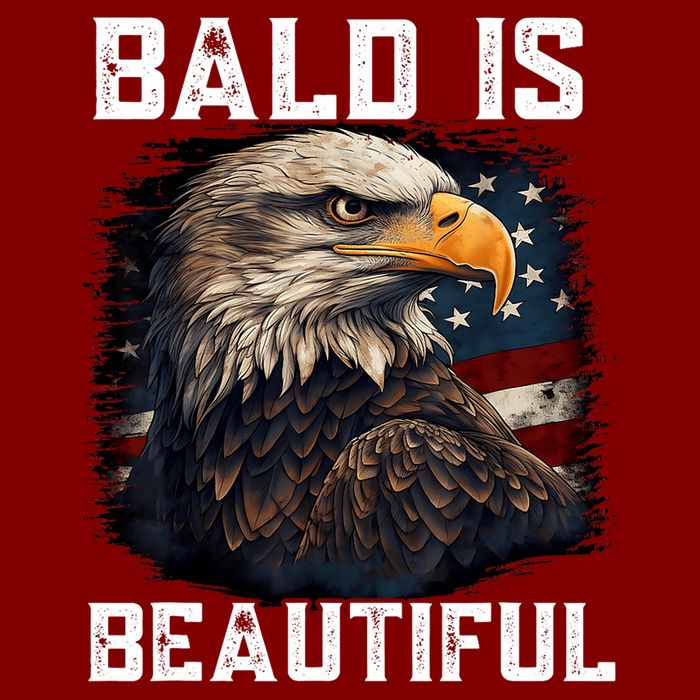 Bald Is Beautiful 4th Of July Independence Day Bald Eagle Mesh Reversible Basketball Jersey Tank