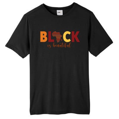 Black Is Beautiful Black Afro Dope Inspiration Gift Tall Fusion ChromaSoft Performance T-Shirt