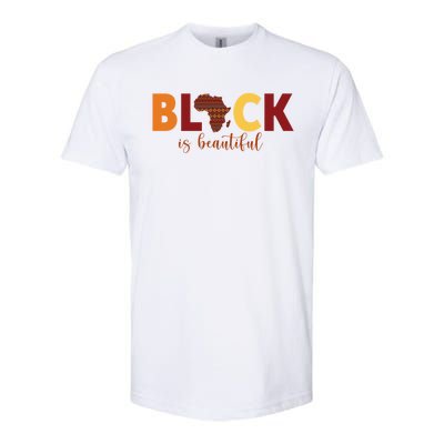 Black Is Beautiful Black Afro Dope Inspiration Gift Softstyle® CVC T-Shirt