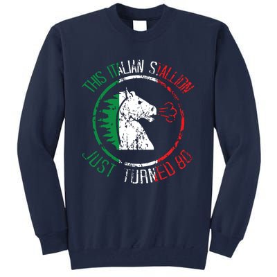 Best Italian Birthday Shirts 80th Birthday Gifts For Men Tall Sweatshirt