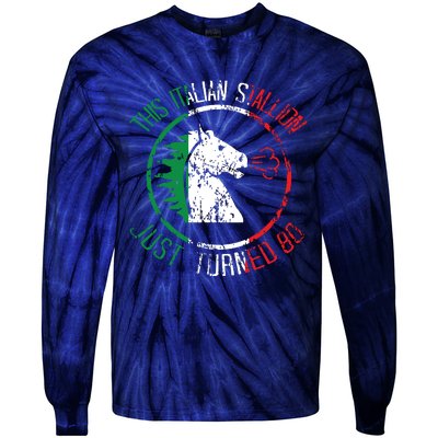 Best Italian Birthday Shirts 80th Birthday Gifts For Men Tie-Dye Long Sleeve Shirt