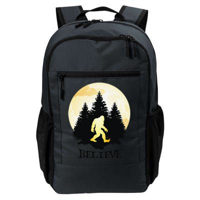 Believe In Bigfoot Funny Halloween Daily Commute Backpack