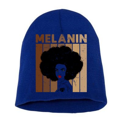 Black Is Beautiful Great Gift Afro Roots Great Gift Melanin Meaningful Gift Short Acrylic Beanie