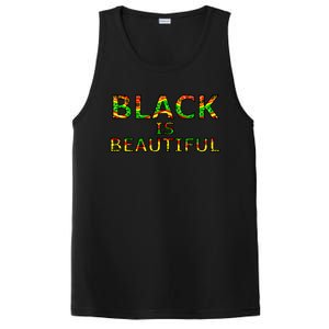 Black Is Beautiful Black History Month Proud Gift PosiCharge Competitor Tank