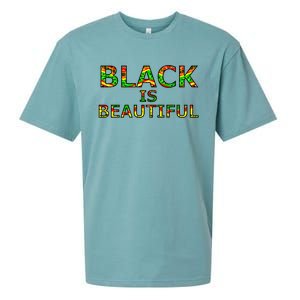 Black Is Beautiful Black History Month Proud Gift Sueded Cloud Jersey T-Shirt