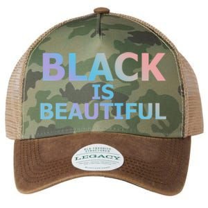 Black Is Beautiful Black History Month Proud Gift Legacy Tie Dye Trucker Hat