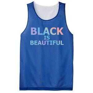 Black Is Beautiful Black History Month Proud Gift Mesh Reversible Basketball Jersey Tank