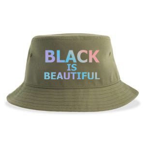 Black Is Beautiful Black History Month Proud Gift Sustainable Bucket Hat