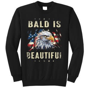 Bald Is Beautiful 4th Of July Independence Day America Sweatshirt