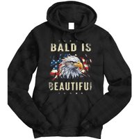 Bald Is Beautiful 4th Of July Independence Day America Tie Dye Hoodie