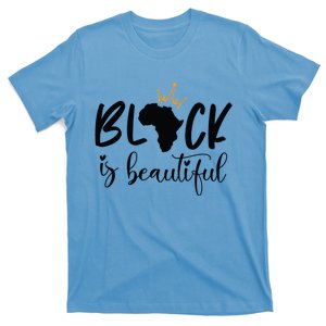 Black Is Beautiful Black King And Queen African American Cool Gift T-Shirt