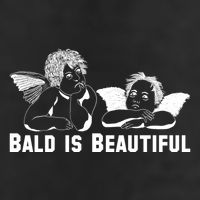 Bald Is Beautiful Angels Black Gift Cool Comfort Performance Bucket Hat