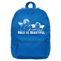 Bald Is Beautiful Angels Black Gift 16 in Basic Backpack
