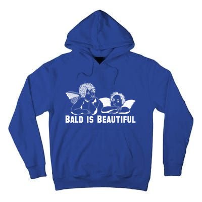 Bald Is Beautiful Angels Black Gift Tall Hoodie