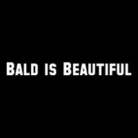 Bald Is Beautiful Black Gift Drawstring Bag