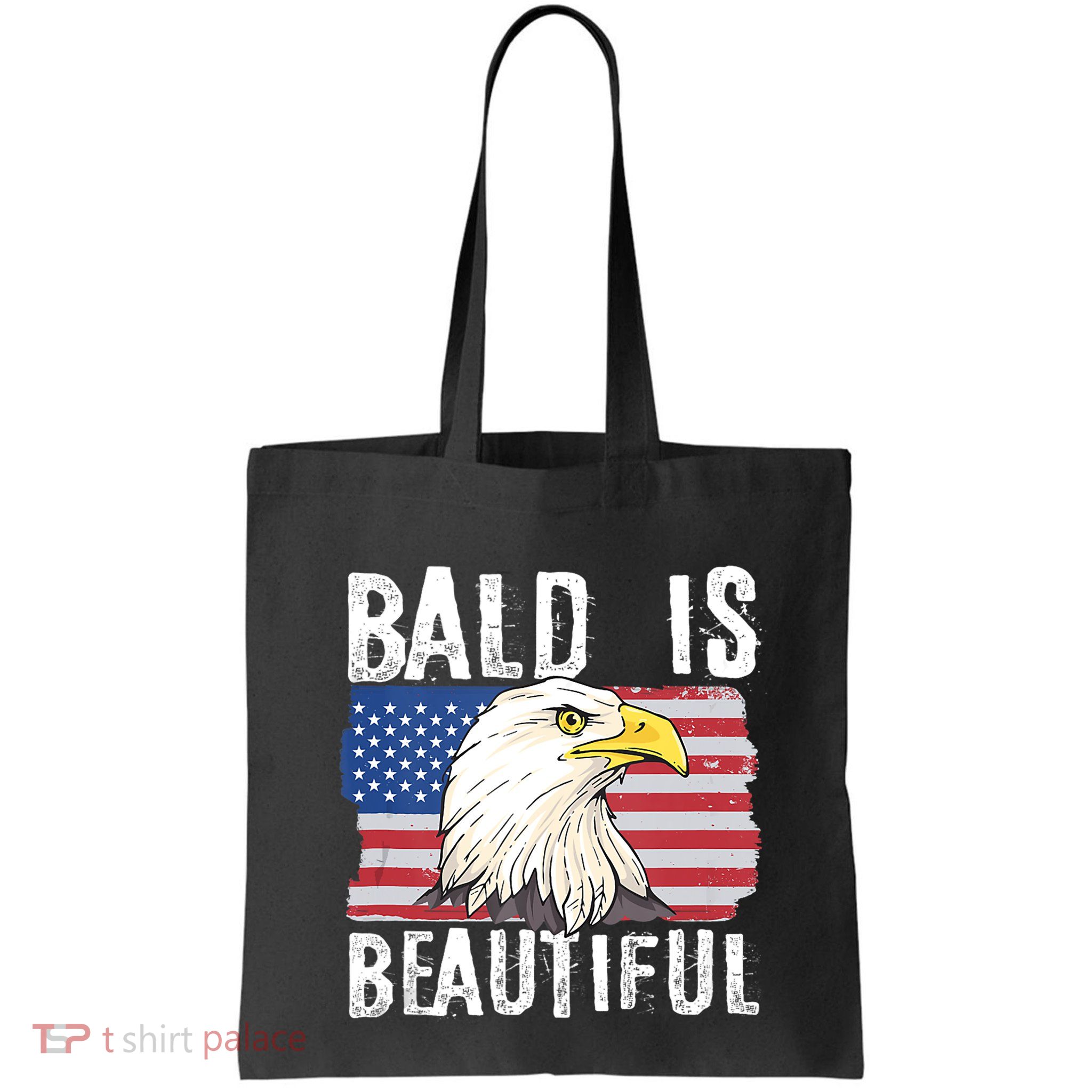 Bald Is Beautiful 4th Of July Independence Day Bald Eagle Bag