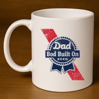 Bald Is Beautiful 4th Of July Independence Day Bald Eagle 11oz C Handle Ceramic Mug
