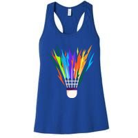 Badminton I Badminton Ball I Badminton Racket Shuttlecock Great Gift Women's Racerback Tank