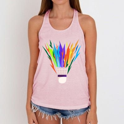 Badminton I Badminton Ball I Badminton Racket Shuttlecock Great Gift Women's Knotted Racerback Tank