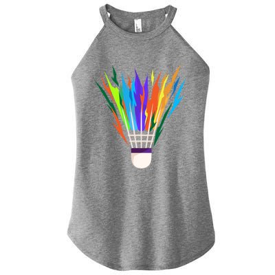 Badminton I Badminton Ball I Badminton Racket Shuttlecock Great Gift Women's Perfect Tri Rocker Tank