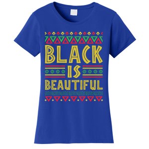 Black Is Beautiful Happy Kwanzaa Celebration Holiday Gift Women's T-Shirt