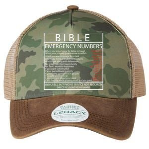 Bible Emergency Hotline Numbers Legacy Tie Dye Trucker Hat